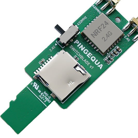 SWITCHBLADE RF 3-in-1 Board for M5Stack Cardputer v1.1| NRF24L01+ PA/LNA & CC1101 & SD