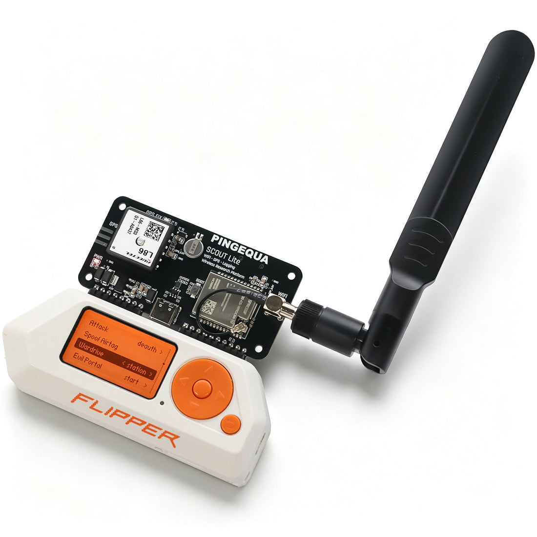 Scout Lite ESP32-C5 wardriver uploading wardrive data to WiGLE from Flipper Zero
