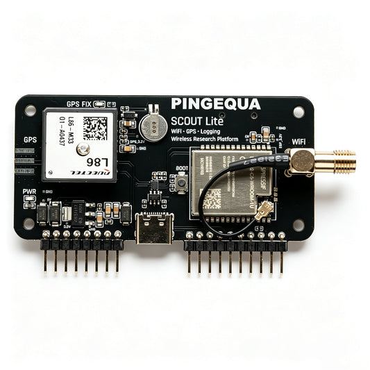 Scout Lite ESP32-C5 dual-band 5 GHz Wi-Fi 6 wardriver for Flipper Zero