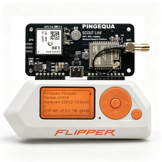 Scout Lite hardwired L86 GPS for Flipper Zero - fixes Marauder GPS no-fix