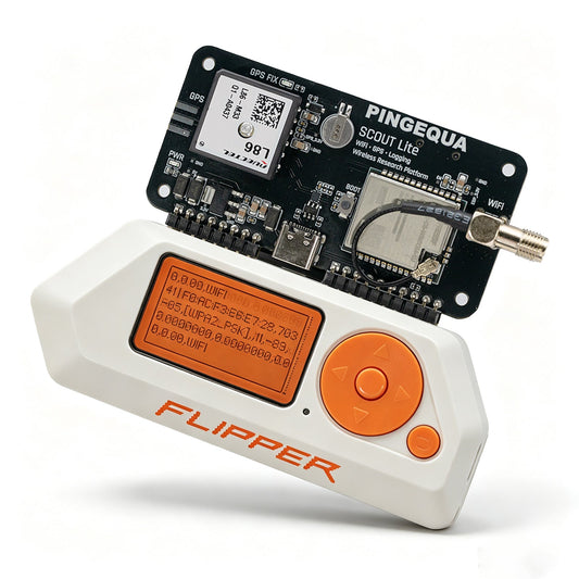 Scout Lite ESP32-C5 Marauder wardrive board for Flipper Zero troubleshooting