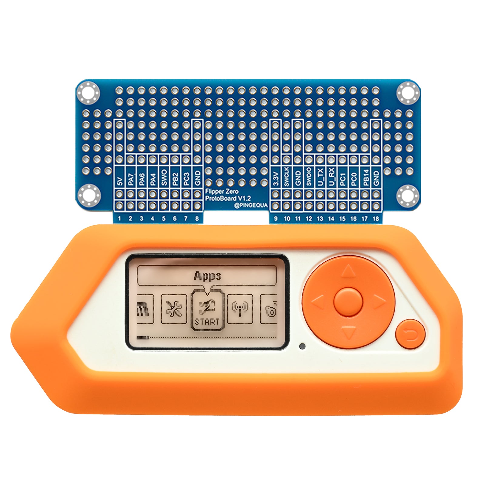 Flipper Zero Prototyping Board Kit – Breadboard Expansion Set with 1 Large and 2 Small Boards, Includes Matching GPIO Header Pins and Jumper Wires – DIY Hardware Development for Flipper Zero(Blue)