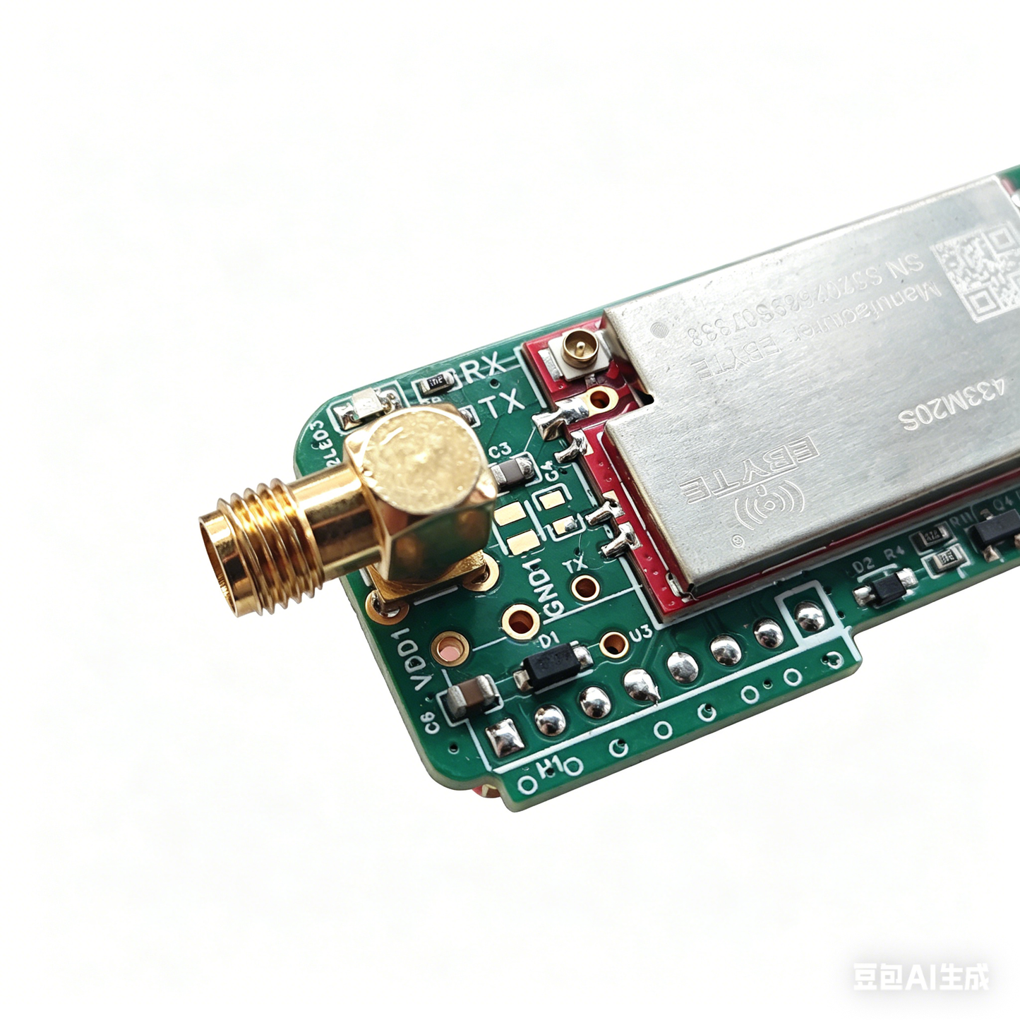 Flipper Zero CC1101 433MHz Sub‑GHz Module – 20dBm High‑Gain (Tested 18.6dBm)