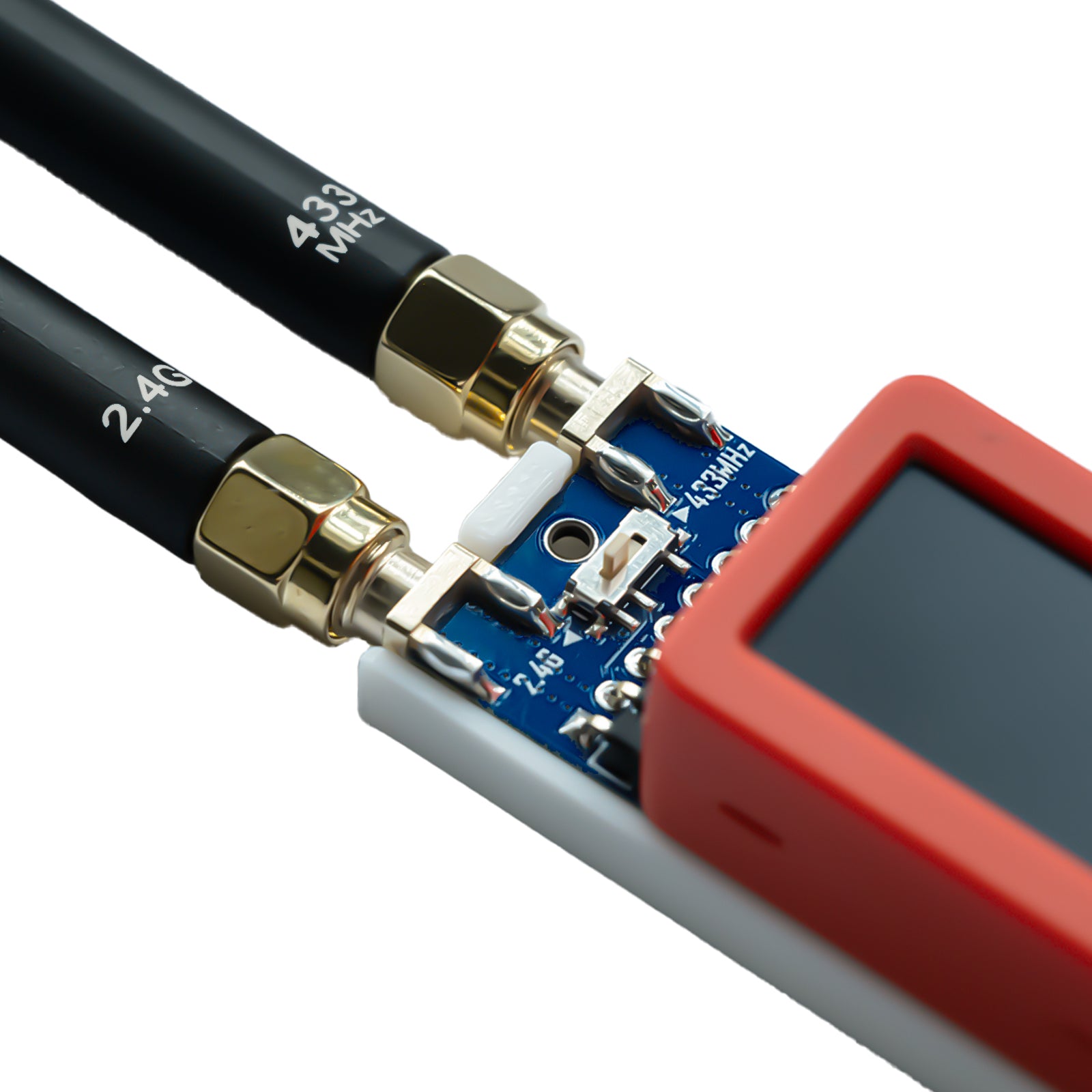 RF 2-in-1 Module for M5Stack StickC Plus, Supports NRF24 2.4GHz and CC1101 433MHz, Compatible with M5Stack StickCPlus 1.1&2 with Bruce Firmware (Includes 3D Printed Case)