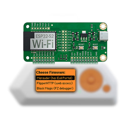 Green ESP32-S2 WiFi Devboard for Flipper Zero - PINGEQUA