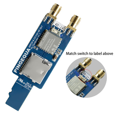 NRF24 &amp; CC1101 2-in-1-HF-Modul für M5Stack Cardputer, unterstützt NRF24 2,4 GHz und CC1101 433 MHz, Entwicklungsboard kompatibel mit M5Stack Cardputer mit Bruce-Firmware