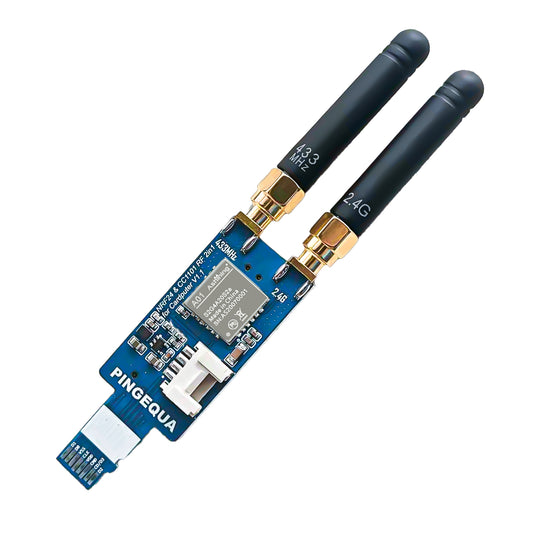 NRF24&CC1101 2-in-1 RF Module for M5Stack Cardputer, Supports NRF24 2.4GHz and CC1101 433MHz, Devboard Compatible with M5Stack Cardputer with Bruce Firmware