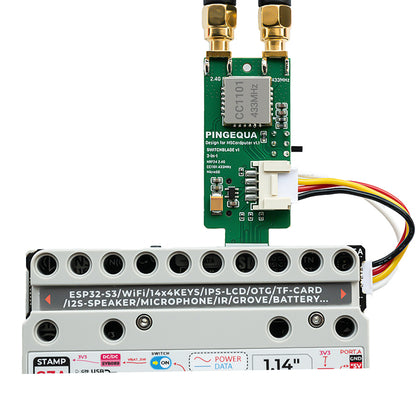 Switchblade RF 3-in-1 für M5Stack Cardputer – nRF24L01+ + CC1101 433 MHz