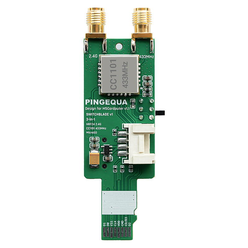 Switchblade RF 3-in-1 für M5Stack Cardputer – nRF24L01+ + CC1101 433 MHz