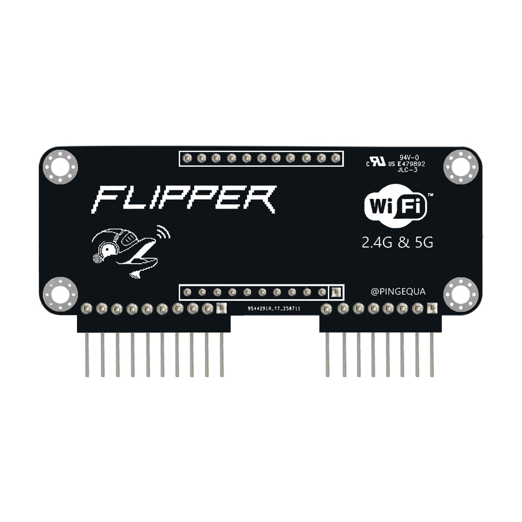 Flipper Zero 2.4G&5G Dual-Band WiFi Devboard, BW16 RTL8720DN Board, Wireless GPIO Expansion Board, Pre-Configured Firmware(Support Momentum Firmware Only)