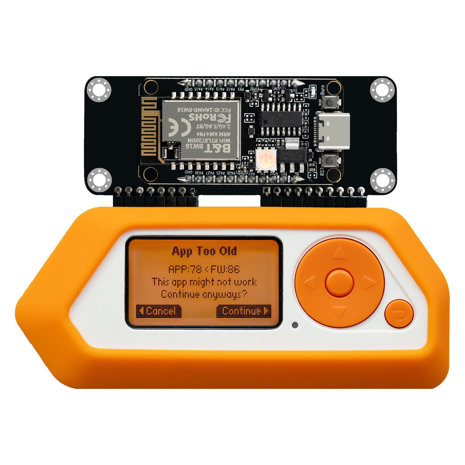 Flipper Zero 2.4G&5G Dual-Band WiFi Devboard, BW16 RTL8720DN Board, Wireless GPIO Expansion Board, Pre-Configured Firmware
