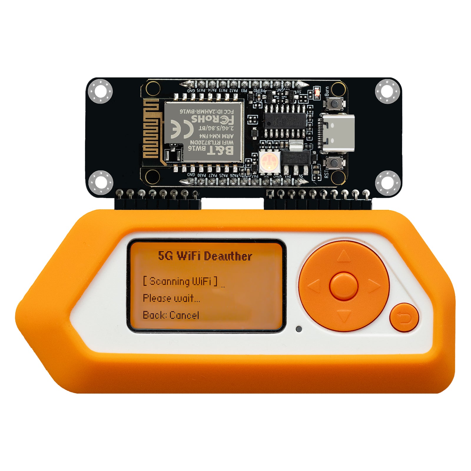 Flipper Zero 2.4G&5G Dual-Band WiFi Devboard, BW16 RTL8720DN Board, Wireless GPIO Expansion Board, Pre-Configured Firmware