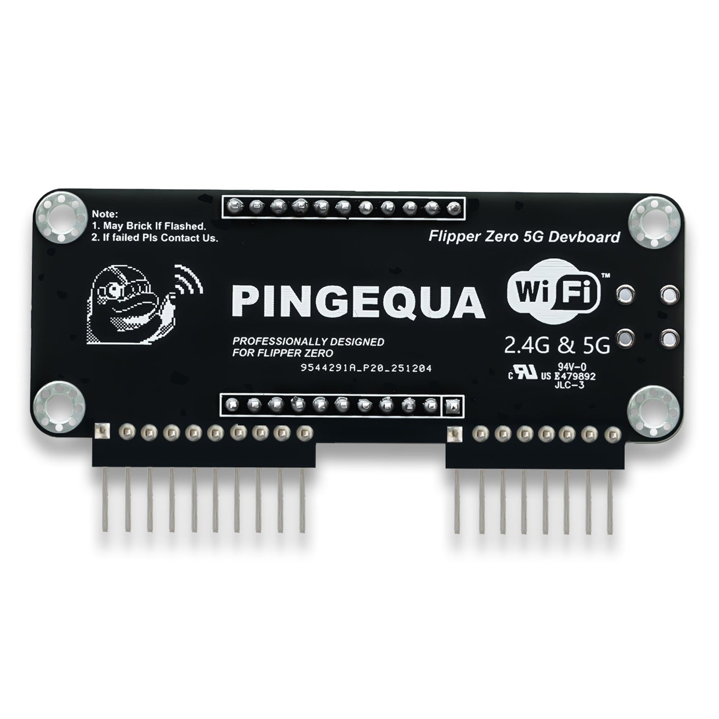 5Ghost WiFi Devboard for Flipper Zero BW16 RTL8720DN Onboard Antenna Black dual-band - PINGEQUA