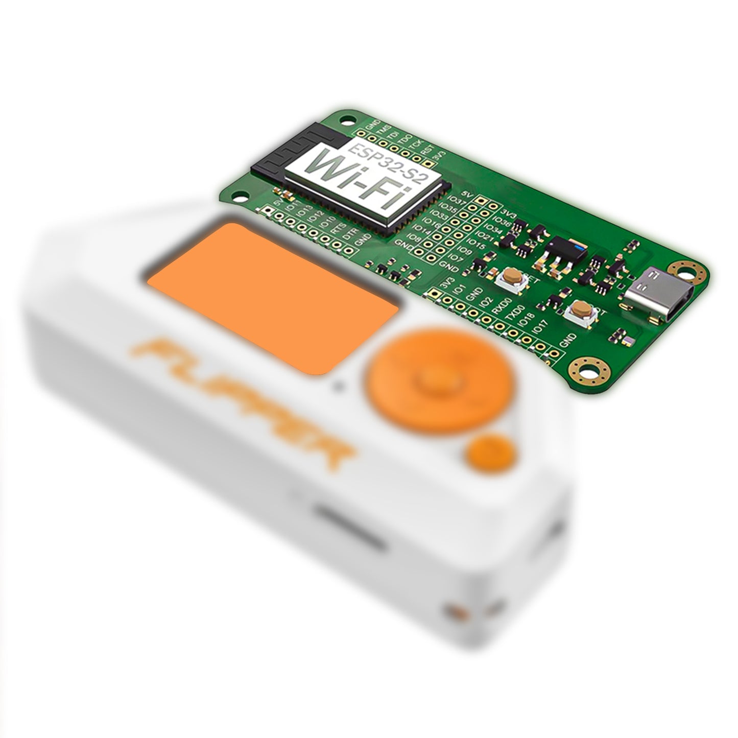 Green ESP32-S2 Wifi Devboard for Flipper Zero