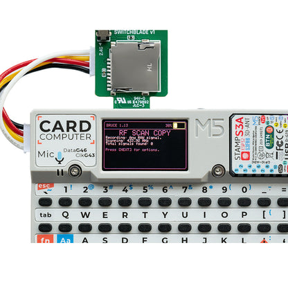Switchblade RF 3-in-1 für M5Stack Cardputer – nRF24L01+ + CC1101 433 MHz