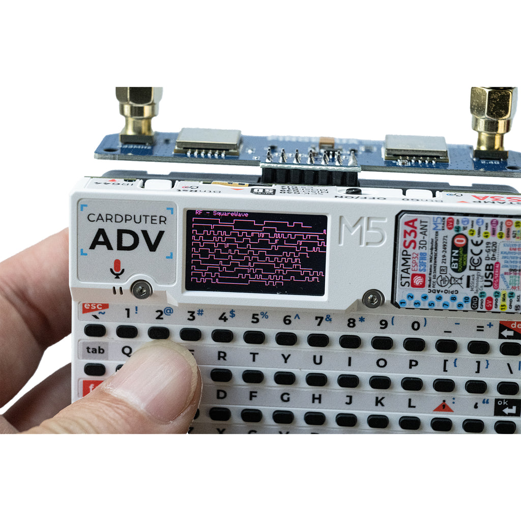 M5Stack Cardputer ADV 2-in-1 RF Module, NRF24 + CC1101, Signal-Enhanced Antenna Design, Auto Switching, Stable Power, SPI/GPIO Protection, Bruce Compatible (Cardputer ADV Not Included)