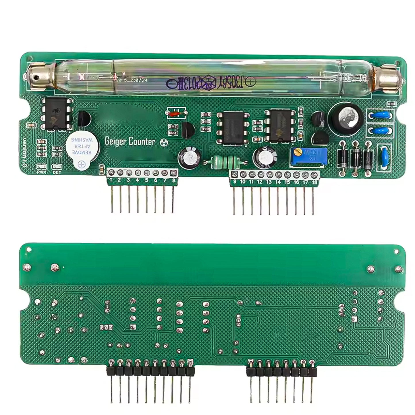 Geiger Counter Module for Flipper Zero – Radiation Detector Expansion Board with Real-Time Detection Display