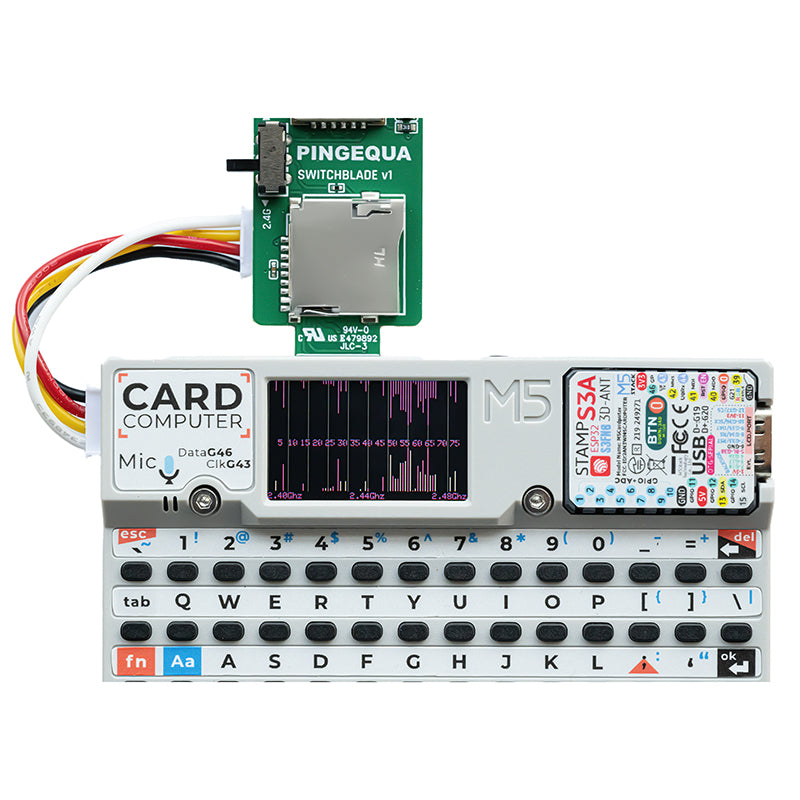 Switchblade RF 3-in-1 für M5Stack Cardputer – nRF24L01+ + CC1101 433 MHz