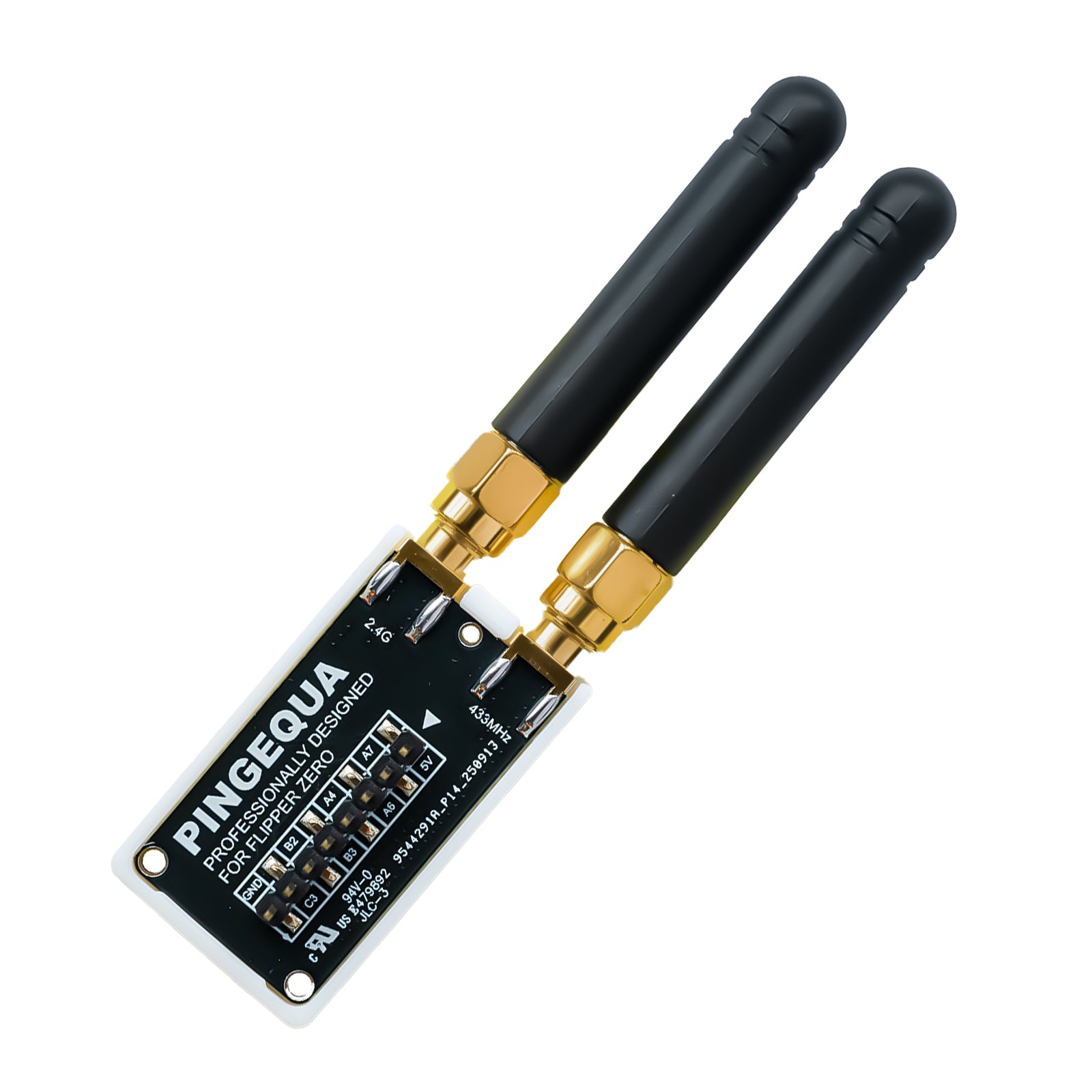 Flipper Zero NRF24 & CC1101 2-in-1 RF Devboard, Ultra-Compact Wireless Module, 2.4GHz & 433MHz, High Performance, Auto-Switch, Plug & Play(with 3D Printed Case) -- Flipper Zero Not included