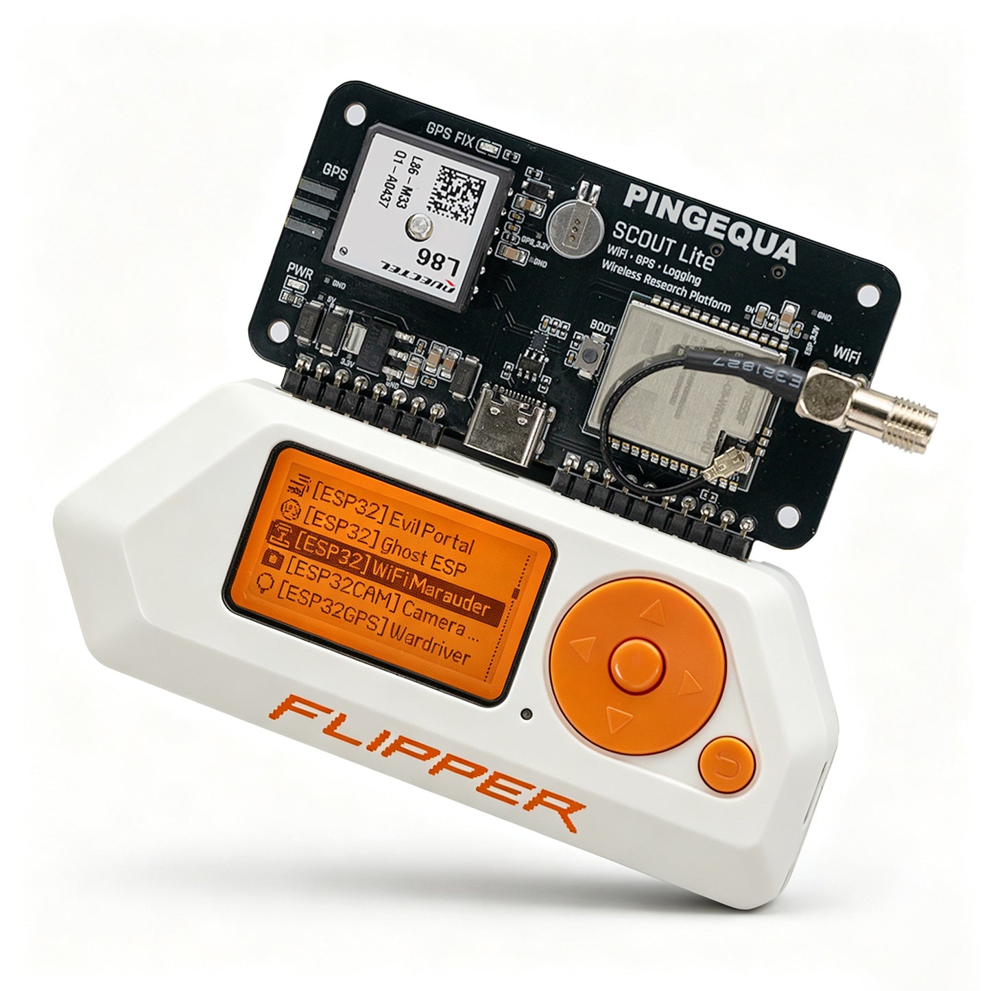 Scout Lite for Flipper Zero — ESP32-C5 Wi-Fi 6 Wardriver with L86 GPS
