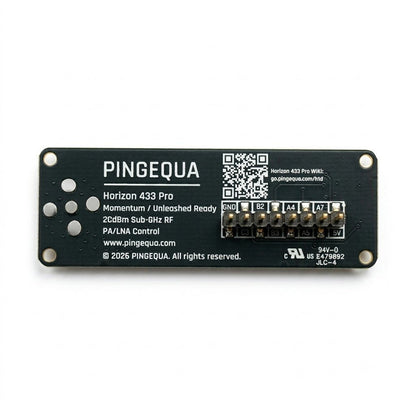 Horizon 433 Pro Sub-GHz Module for Flipper Zero – 433 MHz External CC1101 with PA/LNA and SMA Antenna - PINGEQUA