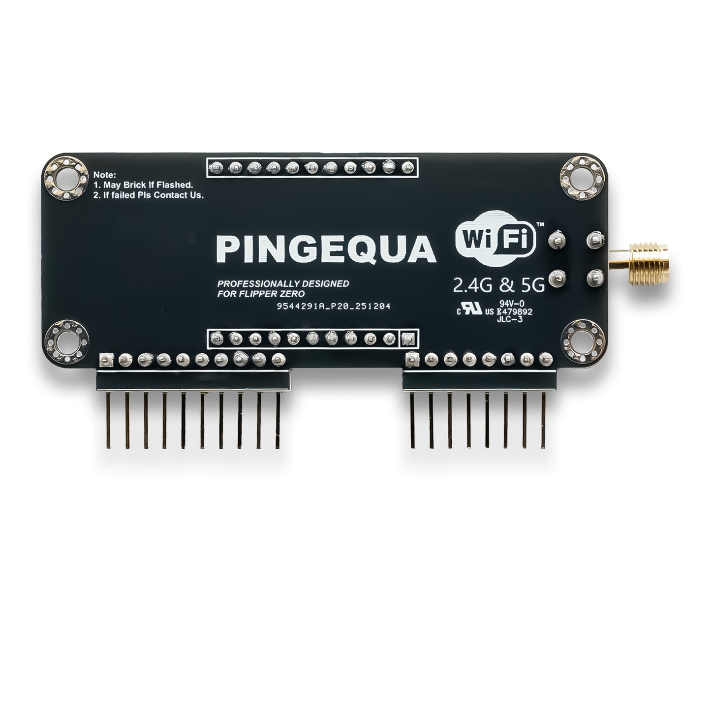 Flipper Zero Dualband-WLAN-Entwicklungsboard (5 GHz/2,4 GHz) – Vorinstallierte Firmware, RTL8720DN (BW16) GPIO-Modul mit externer 8-dBi-Antenne mit hoher Verstärkung – Analysetool für IoT-Netzwerke mit großer Reichweite und Paketüberwachung 