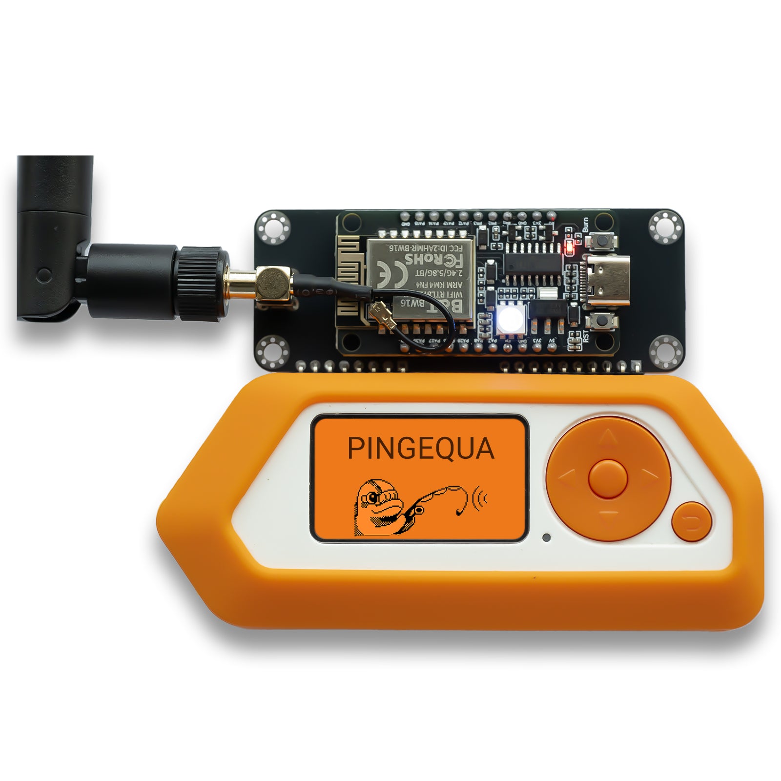 Flipper Zero Dual-Band 5GHz/2.4GHz WiFi Devboard- Preloaded Firmware, RTL8720DN (BW16) GPIO Module with High-Gain 8dBi External Antenna - Long-Range IoT Network Analysis & Packet Monitor Tool