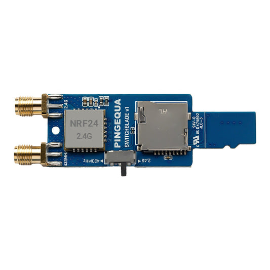 M5Stack Cardputer Switchblade RF 3-in-1 for M5Stack Cardputer - nRF24L01+ + CC1101 433 MHz + SD Slot - PINGEQUA