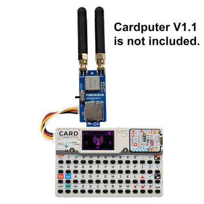 M5Stack Cardputer Switchblade RF 3-in-1 for M5Stack Cardputer - nRF24L01+ + CC1101 433 MHz + SD Slot - PINGEQUA