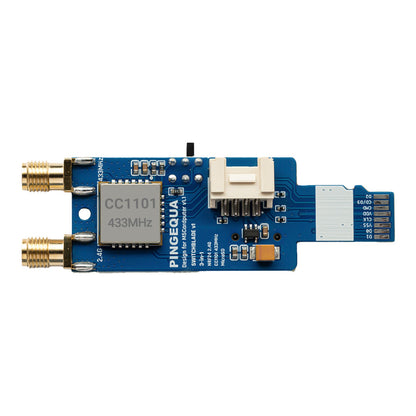M5Stack Cardputer Switchblade RF 3-in-1 for M5Stack Cardputer - nRF24L01+ + CC1101 433 MHz + SD Slot - PINGEQUA