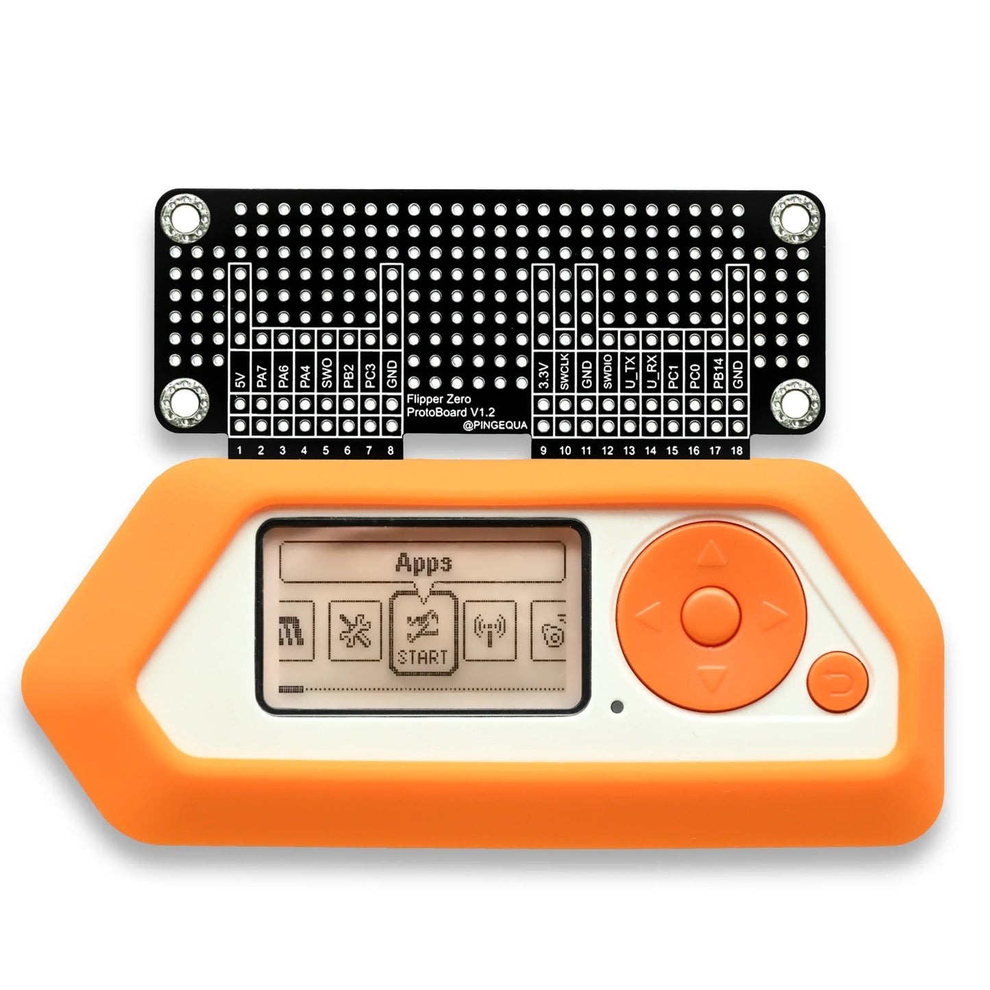 Prototyping Kit for Flipper Zero - Black Breadboard - PINGEQUA
