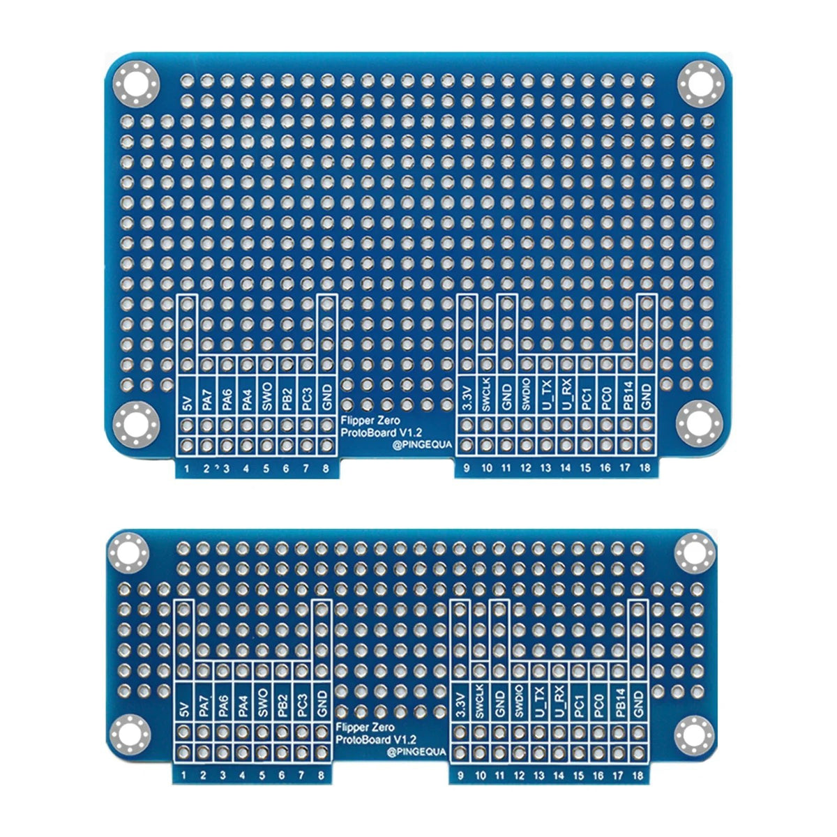 Prototyping Kit for Flipper Zero - Blue Breadboard - PINGEQUA