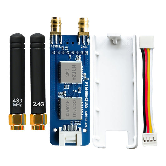 Stick RF 424 for M5Stack StickC+ - nRF24L01+ + CC1101 433 MHz - PINGEQUA