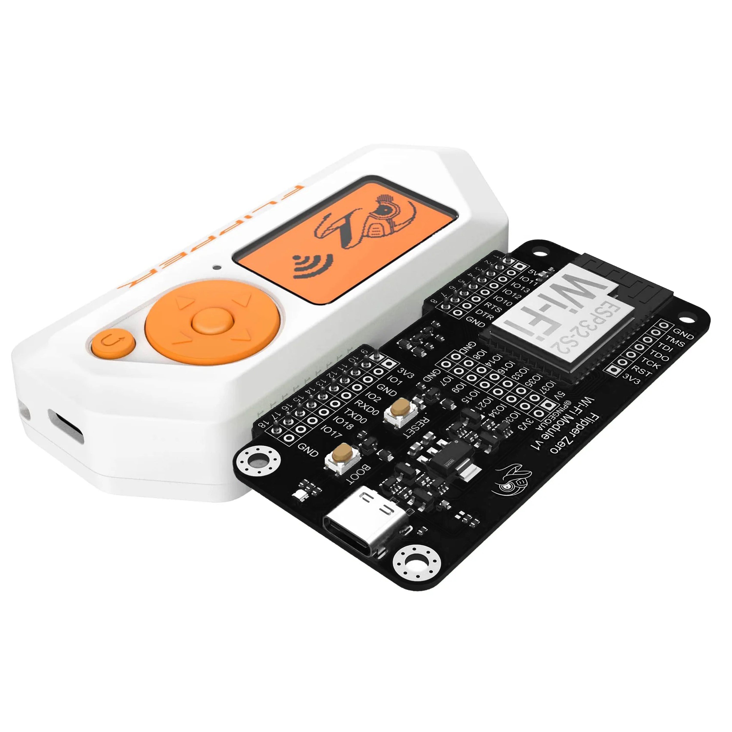 Flipper Zero Wi-Fi Dev Board with Pre-Installed Marauder Firmware, ESP32-S2 Module for Wireless Security Research, Network Analysis, IoT Device Testing and Expansion Accessory (Black)
