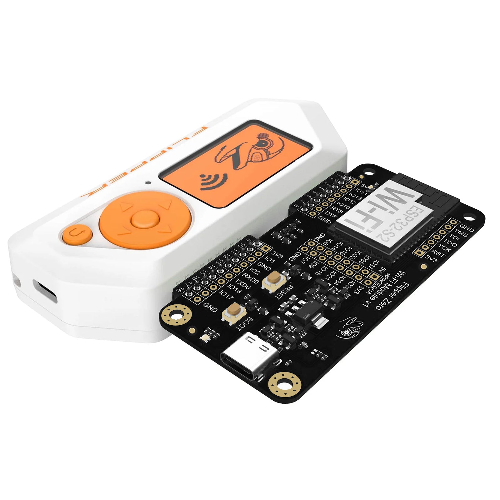 Flipper Zero Wi-Fi Dev Board with Pre-Installed Marauder Firmware, ESP32-S2 Module for Wireless Security Research, Network Analysis, IoT Device Testing and Expansion Accessory (Black)