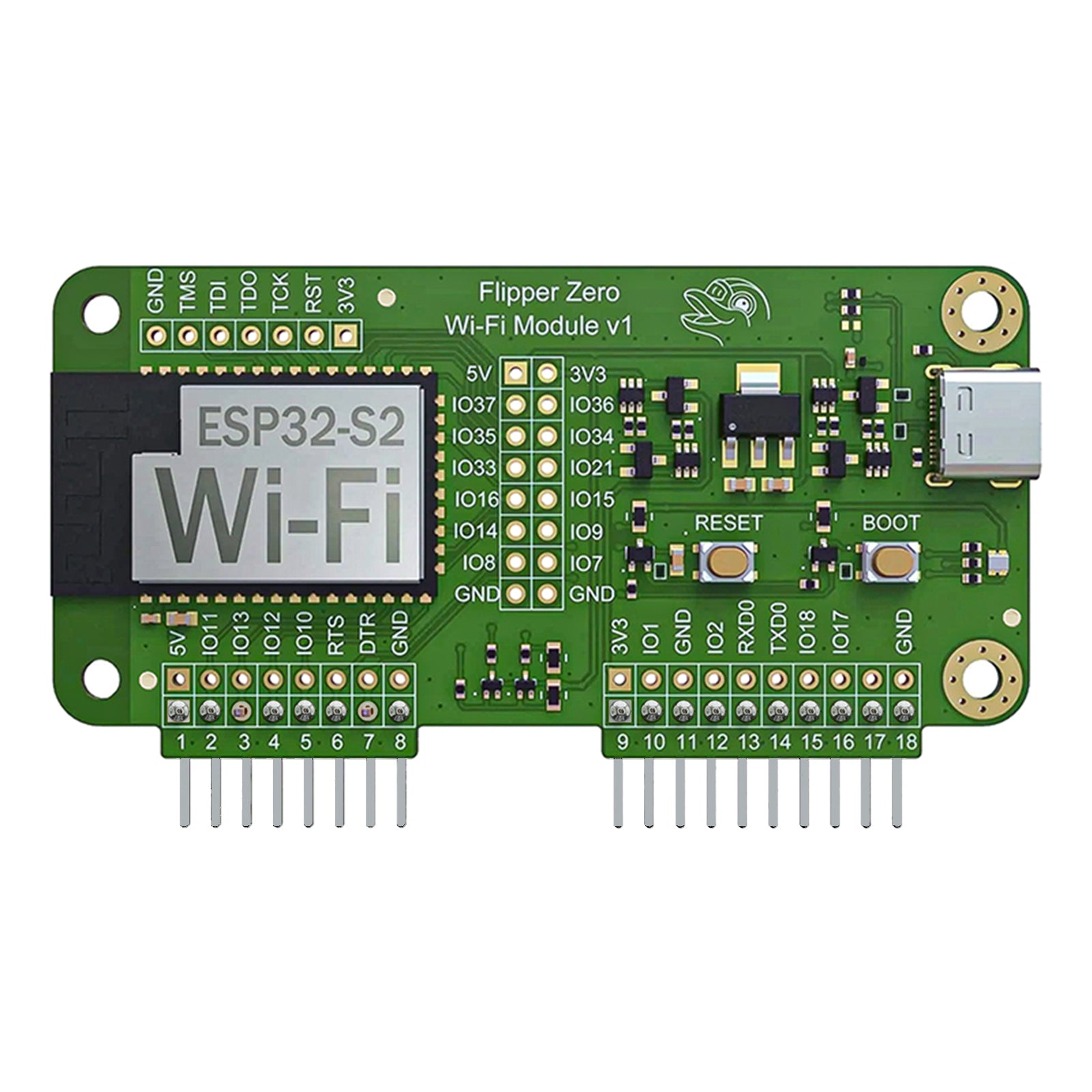 Flipper Zero Wi-Fi Devboard w/ Marauder, ESP32-S2 for Wireless Pentesting & SSID